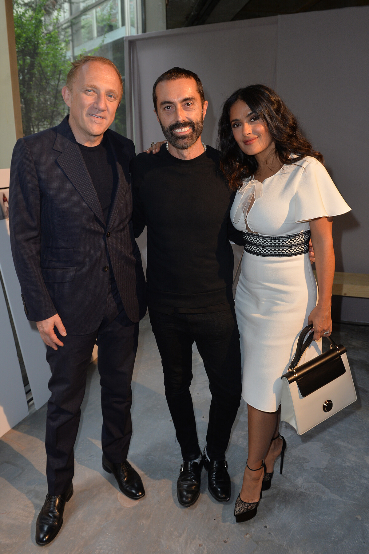Photo Exclusif FrançoisHenri Pinault, sa femme Salma Hayek avec