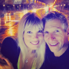 Nagui et Mélanie Page amoureux le 30 septembre 2017 à Paris.