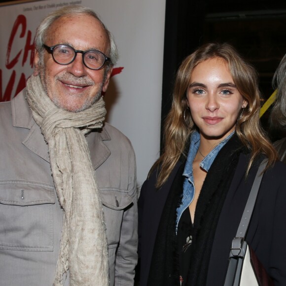Exclusif - Patrice Laffont, son ex-compagne Valérie et leur fille Mathilde - People au concert de Jean-Francois Varlet à l'Européen à Paris le 2 octobre 2017. Ses chansons sont depuis plus de 20 ans dans l'ombre et O. Minne a tenu à le faire entrer dans la lumière sur une scène pour la première fois... © Denis Guignebourg/BestImage