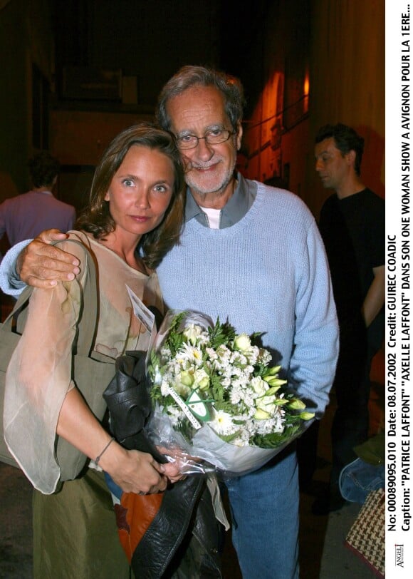 Axelle et son père Patrice Laffont en 2002