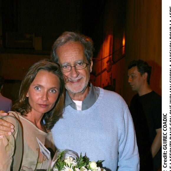 Axelle et son père Patrice Laffont en 2002