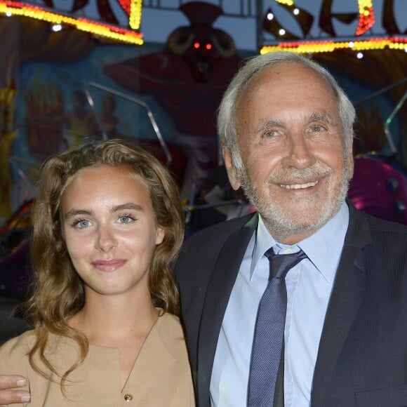 Patrice Laffont avec sa fille Mathilde Laffont - Inauguration de la Fete à " Neu Neu " à Paris Le 29 août 2014