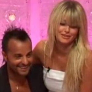 Nicolas et Caroline Receveur dans "Secret Story 2", 2008