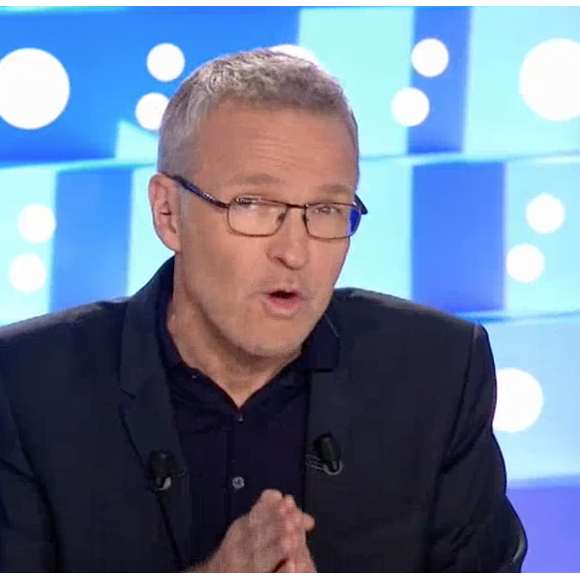 Laurent Ruquier prend la parole suite à l'affaire Christine Angot - Sandrine Rousseau. Emission "On n'est pas couché" sur France 2. Le 7 octobre 2017.