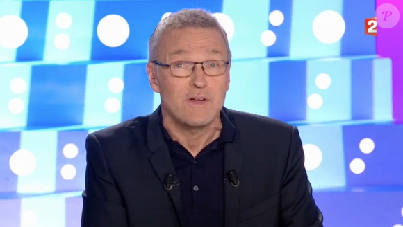 Laurent Ruquier prend la parole suite à l'affaire Christine Angot - Sandrine Rousseau. Emission "On n'est pas couché" sur France 2. Le 7 octobre 2017.