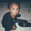 Photo du fils de Kim Kardashian et Kanye West, Saint West. Septembre 2017.