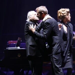 Exclusif - Michel Legrand et Lambert Wilson - Le concert des 50 ans des Demoiselles de Rochefort au Grand Rex à Paris le 30 septembre 2017. © Marc Ausset- Lacroix / Bestimage