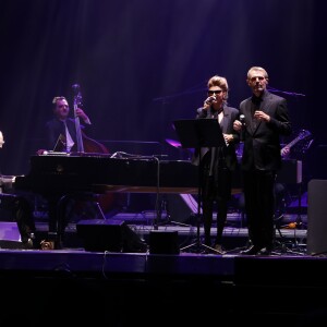 Exclusif - Michel Legrand et Lambert Wilson - Le concert des 50 ans des Demoiselles de Rochefort au Grand Rex à Paris le 30 septembre 2017. © Marc Ausset- Lacroix / Bestimage