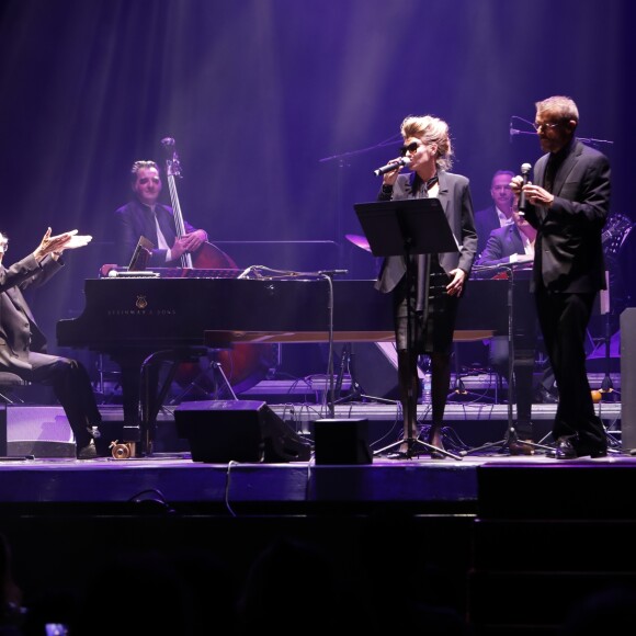 Exclusif - Michel Legrand et Lambert Wilson - Le concert des 50 ans des Demoiselles de Rochefort au Grand Rex à Paris le 30 septembre 2017. © Marc Ausset- Lacroix / Bestimage