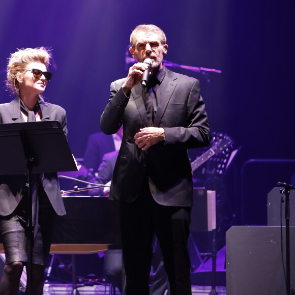 Exclusif - Michel Legrand et Lambert Wilson - Le concert des 50 ans des Demoiselles de Rochefort au Grand Rex à Paris le 30 septembre 2017. © Marc Ausset- Lacroix / Bestimage