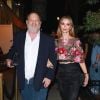 Harvey Weinstein et sa femme Georgina Chapman sont allés diner au Socialista à New York, le 23 septembre 2017