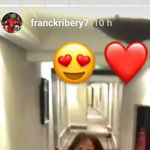 Franck Ribéry a fêté l'anniversaire de sa femme Wahiba en amoureux le 7 octobre 2017.