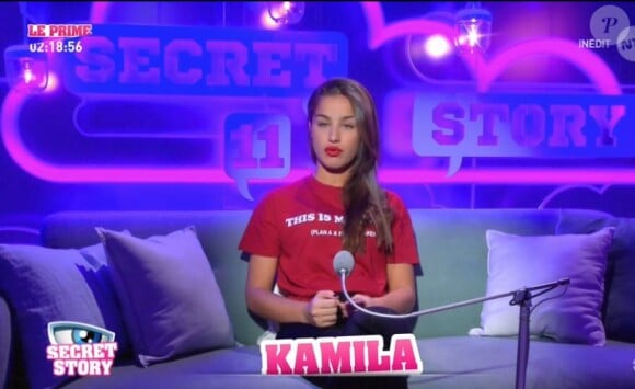 Kamila - "Secret Story 11", jeudi 12 octobre 2017, NT1