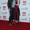 James Van Der Beek et sa femme Kimberly Brook à la soirée iHeartRadio los du Festival de musique au T-Mobile Arena à Las Vegas, le 22 septembre 2017