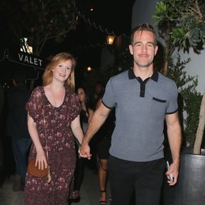 James Van Der Beek et sa femme Kimberly Brook à la sortie de l'évènement "Nylon Young" au restaurant Beauty & Essex à Hollywood, Los Angeles, le 2 mai 2017. © CPA/Bestimage