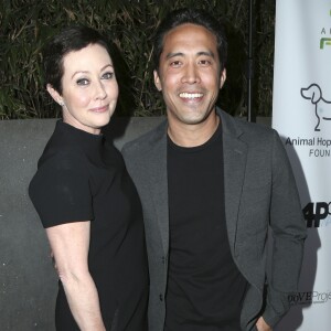 Shannen Doherty, Marc Ching à la soirée caritative Animal Hope and Wellness Foundation à l'hôtel W à Hollywood, le 4 Mars 2017.