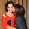Exclusif - Stéphanie Fugain et sa fille Marie - Représentation de la pièce "Bouquet Final" au profit de l'association Laurette Fugain au théâtre de la Comédie Caumartin à Paris, le 12 octobre 2017. @ Coadic Guirec/Bestimage
