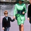 La princesse Diana et le prince Harry à Windsor en 1992