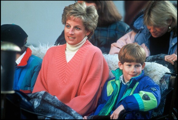 La princesse Diana et le prince Harry en 1994