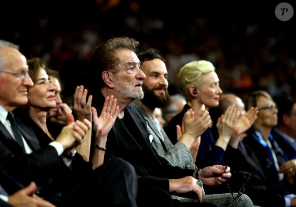 Eddy Mitchell - Cérémonie d'ouverture du Festival Lumière 2017 au cours de laquelle Eddy Mitchell a reçu un hommage à Lyon, le 14 Octobre 2017 © Dominique Jacovides/Bestimage