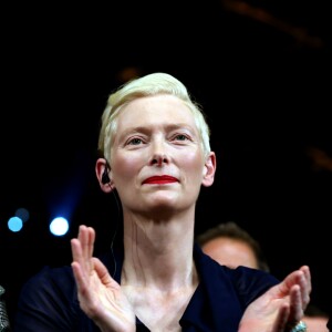 Tilda Swinton - Cérémonie d'ouverture du Festival Lumière 2017 au cours de laquelle Eddy Mitchell a reçu un hommage à Lyon, le 14 Octobre 2017 © Dominique Jacovides/Bestimage