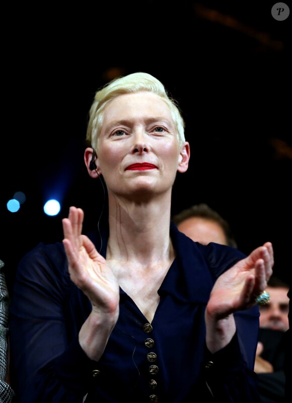 Tilda Swinton - Cérémonie d'ouverture du Festival Lumière 2017 au cours de laquelle Eddy Mitchell a reçu un hommage à Lyon, le 14 Octobre 2017 © Dominique Jacovides/Bestimage