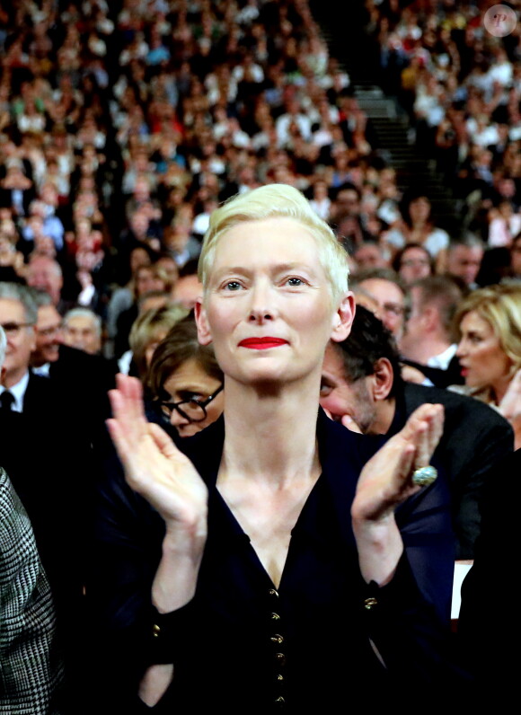 Tilda Swinton - Cérémonie d'ouverture du Festival Lumière 2017 au cours de laquelle Eddy Mitchell a reçu un hommage à Lyon, le 14 Octobre 2017 © Dominique Jacovides/Bestimage