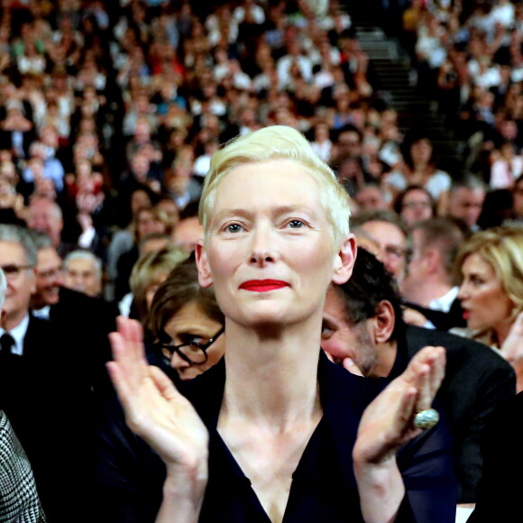 Tilda Swinton - Cérémonie d'ouverture du Festival Lumière 2017 au cours de laquelle Eddy Mitchell a reçu un hommage à Lyon, le 14 Octobre 2017 © Dominique Jacovides/Bestimage