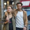 Exclusif - Caroline Receveur se promène avec son compagnon Hugo Philip à Hyde Park, Londres, le 3 juin 2017.