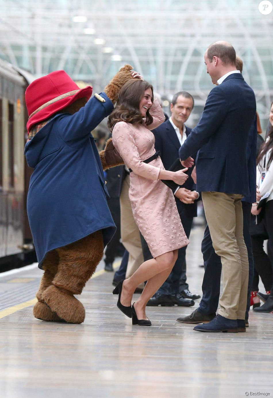 Kate Catherine Middleton (enceinte), duchesse de Cambridge, et le