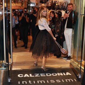 Sarah Jessica Parker - Soirée d'ouverture du nouveau magasin Intimissimi à New York, le 18 octobre 2017.