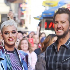 Lionel Richie, Katy Perry, Luke Bryan arrivant à l'émission "Good Morning America" à New York le 4 octobre 2017.