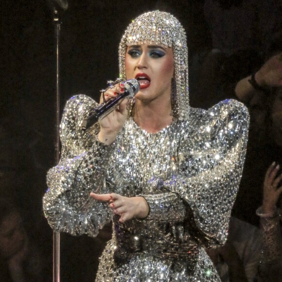 Katy Perry en concert au Bell Center Arena, dans le cadre de sa tournée "Witness Tour", à Montréal, le 20 septembre 2017.