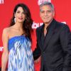 Amal et George Clooney à la première de "Suburbicon" au théâtre Regency Village à Westwood, le 22 octobre 2017