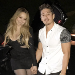 Mariah Carey et Bryan Tanaka de sortie, le 12 cotobre 2017.