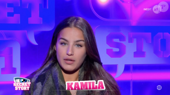 Kamila lors de la quotidienne de "Secret Story 11" (NT1), lundi 23 octobre 2017.