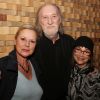Exclusif - Dorothée (Frédérique Hoschedé), François Corbier et Ariane Carletti lors de la projection du film documentaire de F. Letot "Corbier, des traces dans la mémoire des masses" au lendemain du 73ème anniversaire du chanteur Alain Roux, dit Corbier à Paris le 18 Octobre 2017. Une façon aussi de célébrer les 30 ans du Club Dorothée (émission de télévision française destinée à la jeunesse et diffusée sur la chaîne télévisée TF1 du 2 septembre 1987 au 30 août 1997 et produite par AB Productions.) © Denis Guignebourg/Bestimage