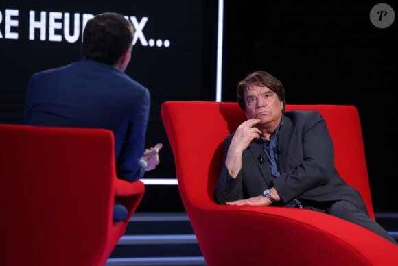Exclusif - Bernard Tapie dans Le Divan de Marc-Olivier Fogiel, février 2017 © Dominique Jacovides / Bestimage