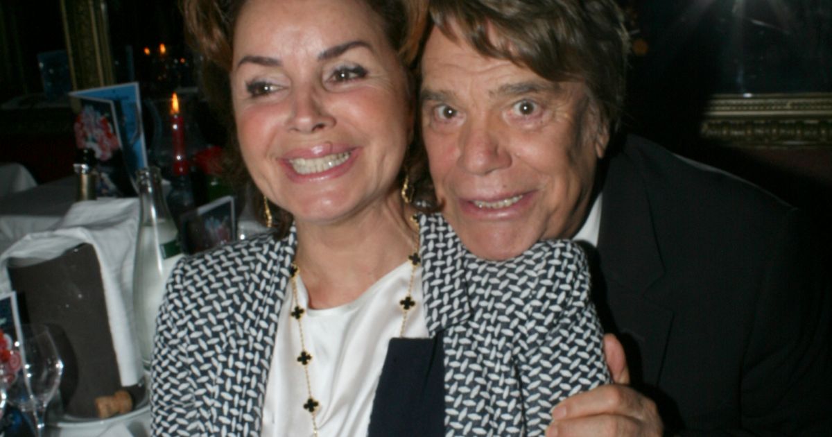 Bernard Tapie et sa femme Dominique lors d'une soirée pour les 85 ans