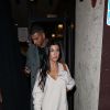 Younes Bendjima et sa compagne Kourtney Kardashian ont fêté l'anniversaire de Kim Kardashian au restaurant Carousel à Los Angeles, le 26 octobre 2017.