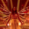 Hapsatou Sy et Jordan Mouillerac - "Danse avec les stars 8" sur TF1. Le 28 octobre 2017.