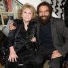 Marek Halter et sa femme Clara - Soirée du nouvel an juif chez Marek Halter à Paris le 20 septembre 2015.