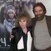 Marek Halter et sa femme Clara - Avant-première du film "24 jours" au cinéma Publicis à Paris. Le 29 avril 2014