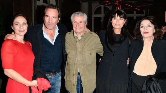 Jean Dujardin, sa compagne Nathalie Péchalat... Foule de stars pour Claude Lelouch