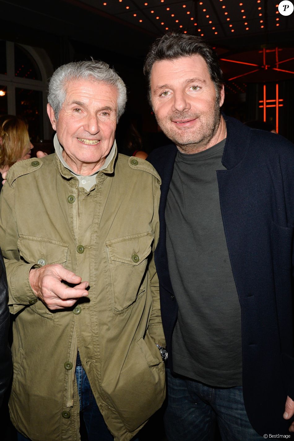 Philippe Lellouche Est Il Le Fils De Claude Lelouch Semi-exclusif - Claude Lelouch et Philippe Lellouche - Le réalisateur  français C. Lelouch célèbre ses 80 ans au restaurant Victoria à Paris,  France, le 30 octob - Purepeople