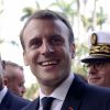 Déambulation du Président de la République, Emmanuel Macron dans les rues de Cayenne, Guyane Francaise. Le 28 octobre 2017. © Stéphane Lemouton / BestImage