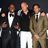 Tyrese Gibson, Vin Diesel, Ludacris à la première du film 'Fate Of The Furious' à New York, le 8 avril 2017