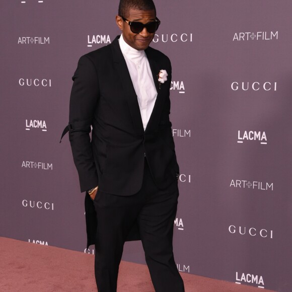 Usher - Gala "Art + Film" organisé par le musée LACMA. Los Angeles, le 4 novembre 2017.