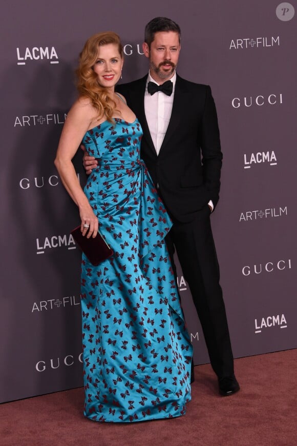 Amy Adams et Darren Le Gallo - Gala "Art + Film" organisé par le musée LACMA. Los Angeles, le 4 novembre 2017.