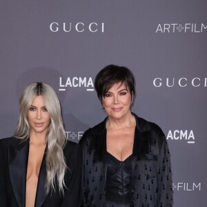 Kim Kardashian et Kris Jenner - Gala "Art + Film" organisé par le musée LACMA. Los Angeles, le 4 novembre 2017.